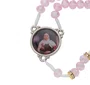 Terço com Entremeio de Santa Teresinha do Menino Jesus - Cristal Rosa