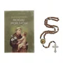 Terço com Folheto de Santo Antônio de Pádua - Marrom