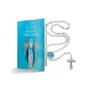 Terço com Folheto Nossa Senhora Das Graças - Pérola  6mm