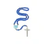 Terço de Nossa Senhora das Graças com Porta-Terços em MDF - Azul Claro