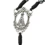 Terço de Pescoço de Nossa Senhora Aparecida em Hematita 4mm