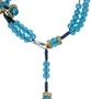 Terço de Pulso Nossa Senhora Das Graças em Cristal com Detalhes em Strass Azul - 2un