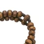 Terço de Pulso Masculino Madeira Marrom Claro 6mm