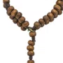 Terço de Pulso Masculino Madeira Marrom Claro 6mm