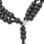 Terço de Pulso Masculino Madeira Preto 6mm