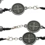 Terço de São Bento com Corrente e Contas Hematita 8mm